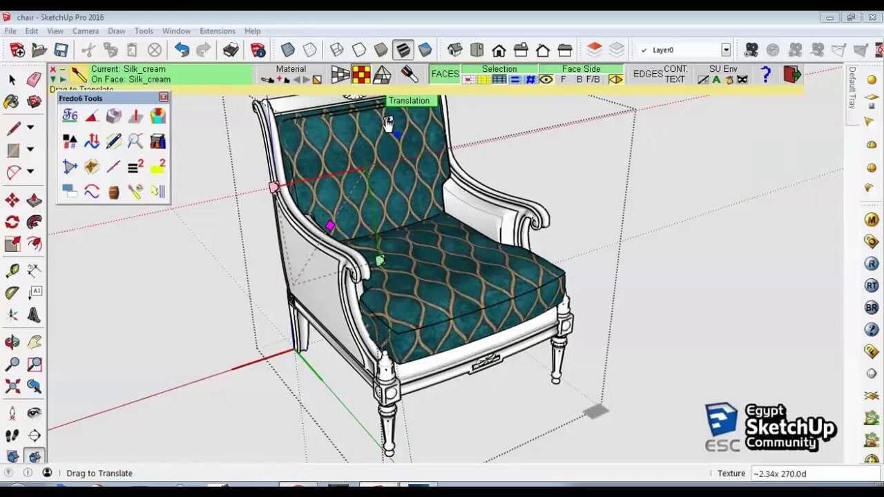 ThruPaint, materiály a textury ve SketchUpu na 100%